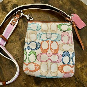 Authentic Coach crossbody bag